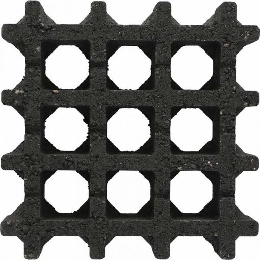 Aquadraintegel 30x30x8 Nero 002463 | Steenvoordeel