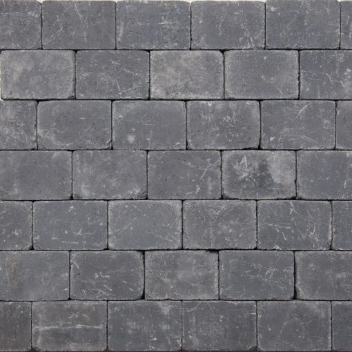 Tumbelton Getrommeld 15x22.5x8 Coal - 11259 - Steenvoordeel.nl