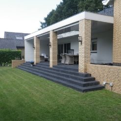 13305 GeoColor Traptrede 100x35x15 Solid Black sfeer | Steenvoordeel