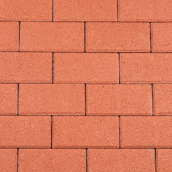 Betonstraatsteen 21x105x8 Rood 25090 | Steenvoordeel