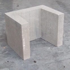 U-element 30x30x40 grijs - 27280 - Steenvoordeel.nl