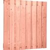 Douglas tuinscherm 180x180 cm 15+2 planks recht fijnbezaagd