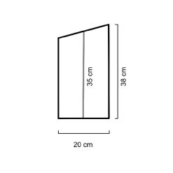 Regentegel Start Eind Grijs Maatschets 284197 | Steenvoordeel
