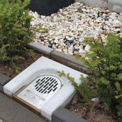 Well-O-Edge uitstroomtegel 30x30x9 cm incl RVS rooster sfeer 284730 | Steenvoordeel