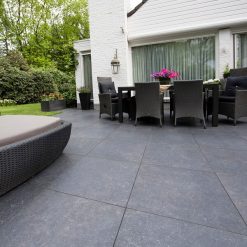 29125 GeoCeramica 60x60x4 Impasto Negro - Steenvoordeel