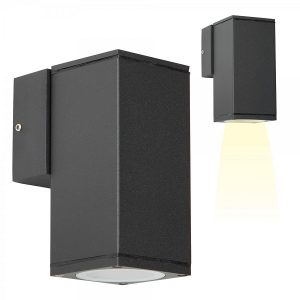 Buitenlamp Kelvin Down zwart - 33587 - Steenvoordeel.nl