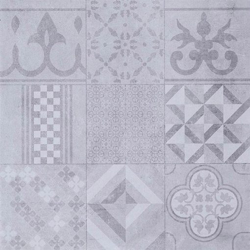 GeoCeramica 60x60x4 Mosaik Grey - 33753 - Steenvoordeel.nl