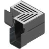 ACO Slimline hoekelement met aluminium rooster 34023 | Steenvoordeel