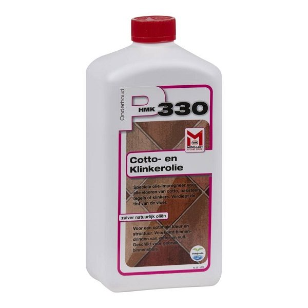 HMK P330 Cotto- en klinkerolie 1 liter - 3403334 - Steenvoordeel.nl