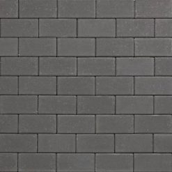Everton 20x10x6 cm met halve stenen antraciet | Bestellen bij Steenvoordeel.nl
