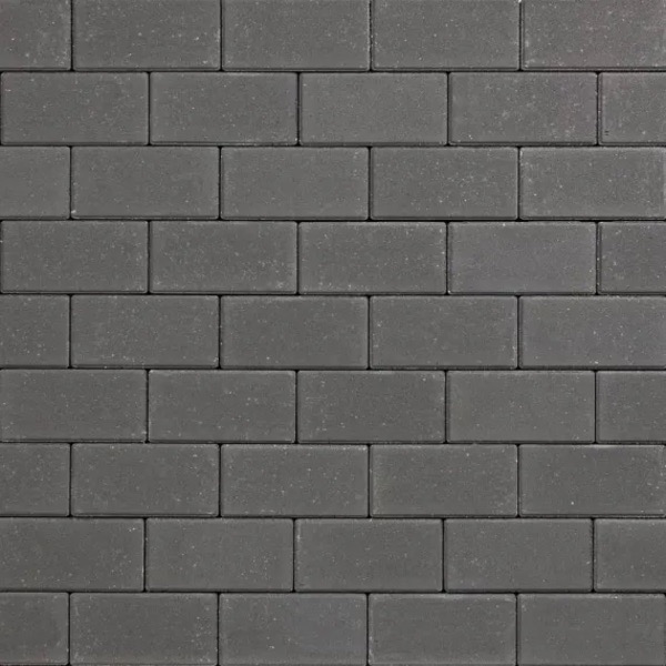 Everton 20x10x6 cm met halve stenen antraciet | Bestellen bij Steenvoordeel.nl