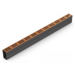 ACO Slimline gootelement 100 cm met cortenstaal rooster 38964 | Steenvoordeel