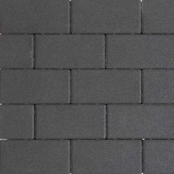 Design Brick 6cm Glad Black Mini Facet 40634 | Steenvoordeel