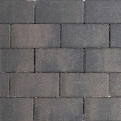 Design Brick 8cm Glad Dark Sepia Mini Facet 40640 | Steenvoordeel