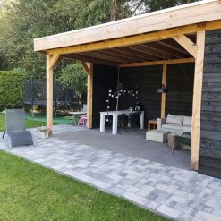 H2O Square Comfort 30x20x6 Nero-Grey sfeer 42218 | Steenvoordeel