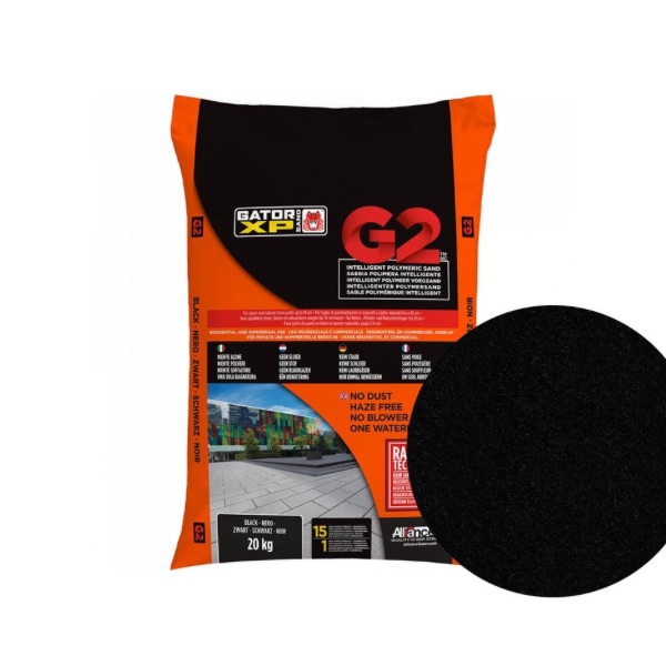 G2 XP Gator Sand Europe Zwart 20 kg | Bestellen bij Steenvoordeel.nl
