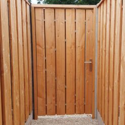 Douglas tuindeur 100x200 stalen frame incl klinkstel en slot 42282 | Steenvoordeel