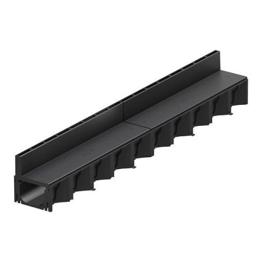Aco Hexa Slotline goot 100 cm zwart met 2 opzetelementen | 46703 | Nu kopen bij Steenvoordeel