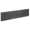 Graskantband ronde kop 5x25x100 cm zwart | Bestellen bij Steenvoordeel.nl