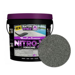 Gator Nitro X fijn voegmortel Donkergrijs 12,5 kg emmer | Bestellen bij Steenvoordeel.nl