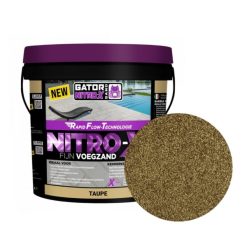 Gator Nitro X fijn voegmortel Taupe 12,5 kg emmer | Bestellen bij Steenvoordeel.nl
