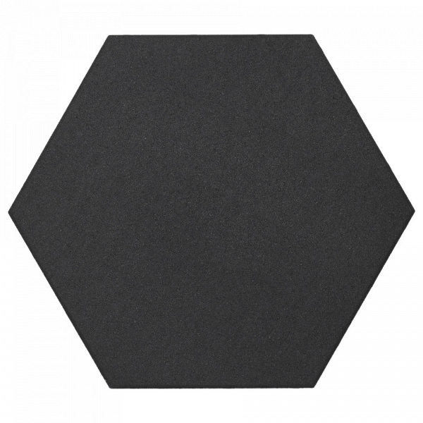 60 Plus Soft Comfort zeskant 60/52,5x30x4 cm Nero | Bestellen bij Steenvoordeel.nl
