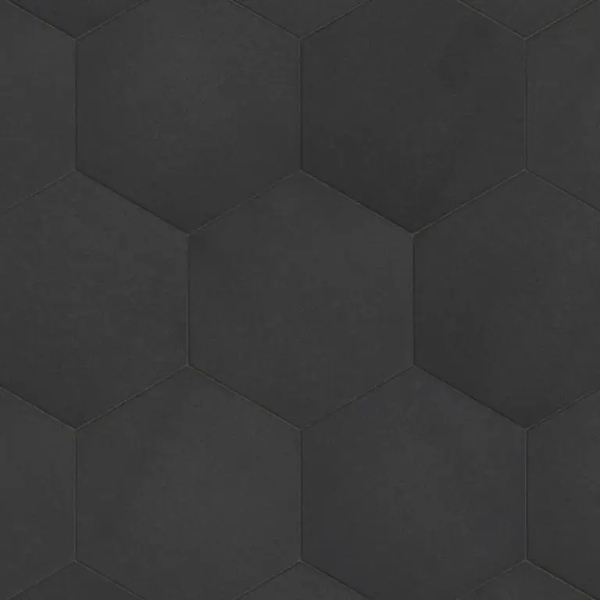 60 Plus Soft Comfort zeskant 60/52,5x30x4 cm Nero | Bestellen bij Steenvoordeel.nl