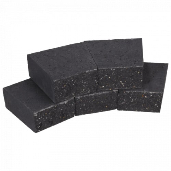 GardenWall 15/22x18,5x10 cm Nero | Bestellen bij Steenvoordeel.nl