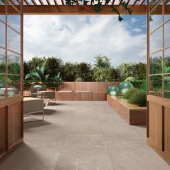 Alternative view of GeoCeramica® Framework Stone 80x80x4 cm Taupe