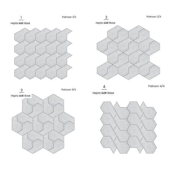 Hepta Wae Base 5 cm Antraciet | Bestellen bij Steenvoordeel.nl