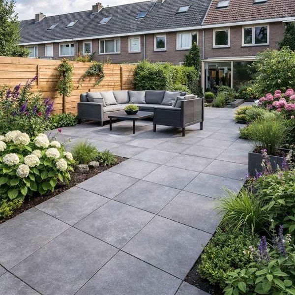 Keramische Tegel 60x60x3 cm Alvoro Mud - Afbeelding 2
