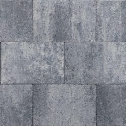 Straksteen 20x30x6 Grijs-Zwart