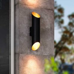 AGOLADA wandlamp zwart-koper LED - Nu online bestellen op Steenvoordeel