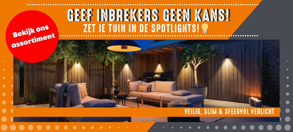 Geef inbrekers geen kans met goede tuinverlichting | kopen bij Steenvoordeel