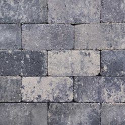 Antieke trommel betonstraatsteen 6 cm grijs-zwart - 444243 | kopen bij steenvoordeel