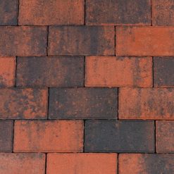Betonstraatsteen 6cm Rood-Zwart - 24202 - Steenvoordeel.nl