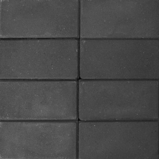 Betontegel 15x30x4,5 KOMO Zwart - Steenvoordeel