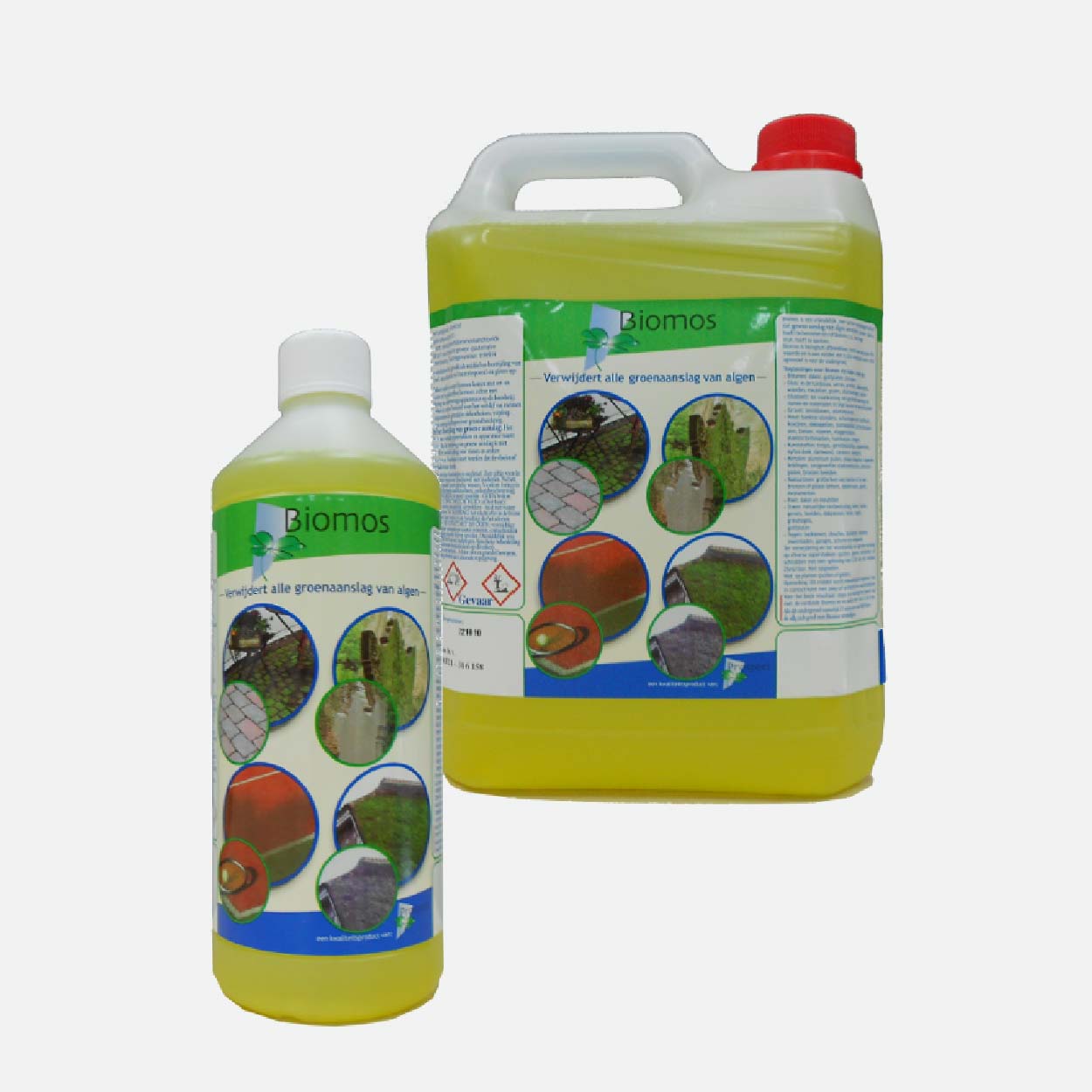 Biomos 2 verpakkingen 1 liter en 5 liter | kopen bij steenvoordeel