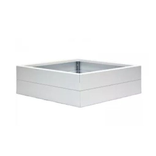Modulaire bloembak 28 cm wit | Bestellen bij steenvoordeel.nl