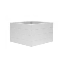 Modulaire bloembak 70 cm wit | Bestellen bij steenvoordeel.nl