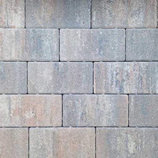 Design brick 8 cm tricolore mini facet komo - 444253 | Steenvoordeel