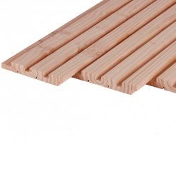 Douglas Triple Rhombusprofiel 18x140 mm - kopen bij Steenvoordeel