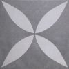 GeoCeramica Ambiente 60x60x4 cm Antra Flower 442097 | kopen bij steenvoordeel