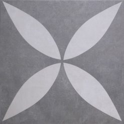 GeoCeramica Ambiente 60x60x4 cm Antra Flower 442097 | kopen bij steenvoordeel
