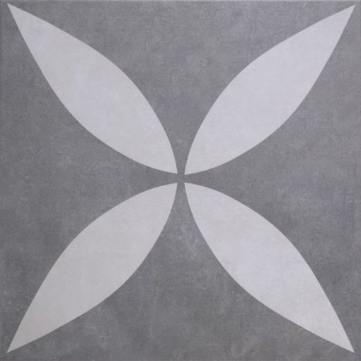 GeoCeramica Ambiente 60x60x4 cm Antra Flower 442097 | kopen bij steenvoordeel