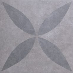 GeoCeramica Ambiente 60x60x4 cm Greige Flower 442098 | kopen bij steenvoordeel