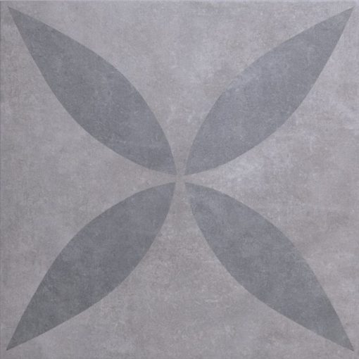 GeoCeramica Ambiente 60x60x4 cm Greige Flower 442098 | kopen bij steenvoordeel