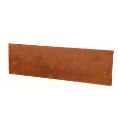 Kantopsluiting corten single 300x16,5 cm