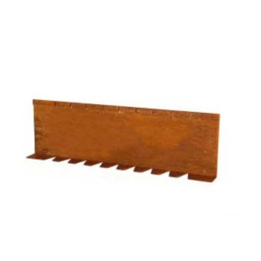 Kantopsluiting corten single flex 300x16,5 cm | Bestel bij steenvoordeel.nl