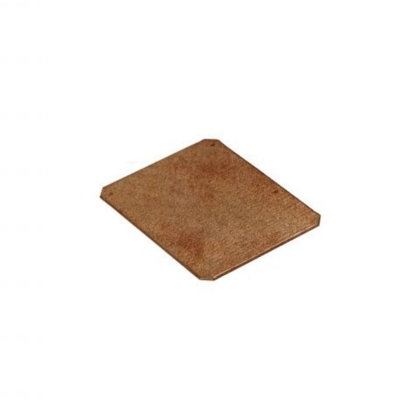 Koppelplaat 10 cm corten (incl. 4 schroefjes) - Steenvoordeel
